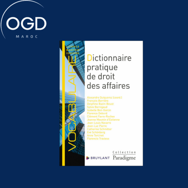 DICTIONNAIRE PRATIQUE DE DROIT DES AFFAIRES