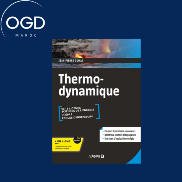 THERMODYNAMIQUE - COURS, EXERCICES ET PROBLEMES CORRIGES - LICENCE, IUT, PREPAS