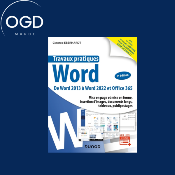 TRAVAUX PRATIQUES - WORD - 3E ED. - DE WORD 2013 A WORD 2022 ET OFFICE 365